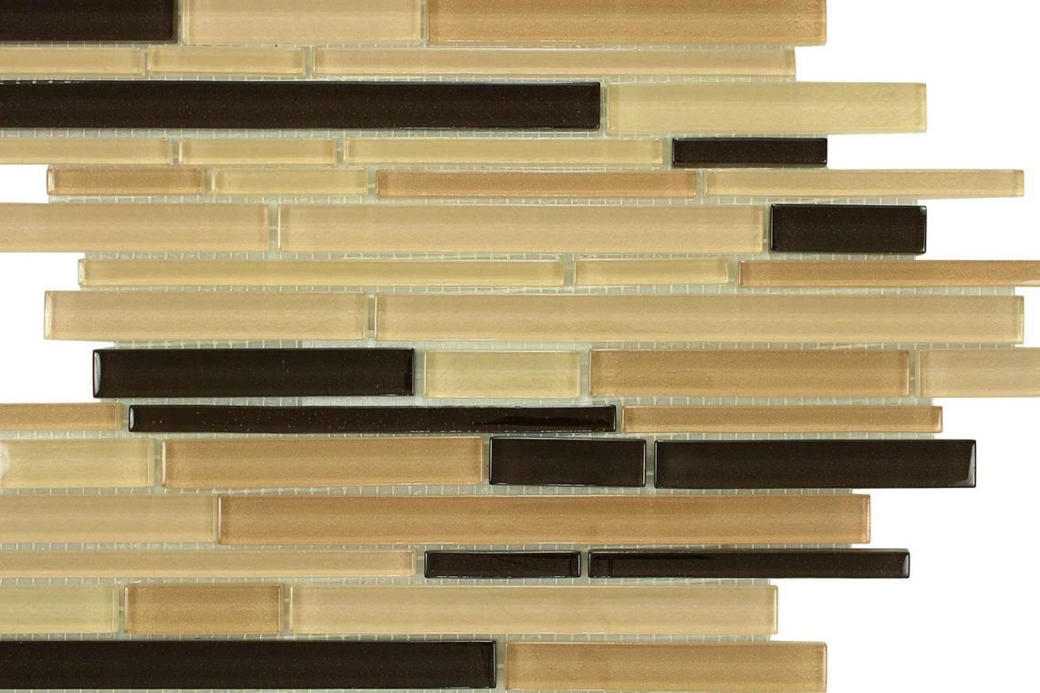 1083 Espresso - Villi Mosaic Pencils Brick (Linear)