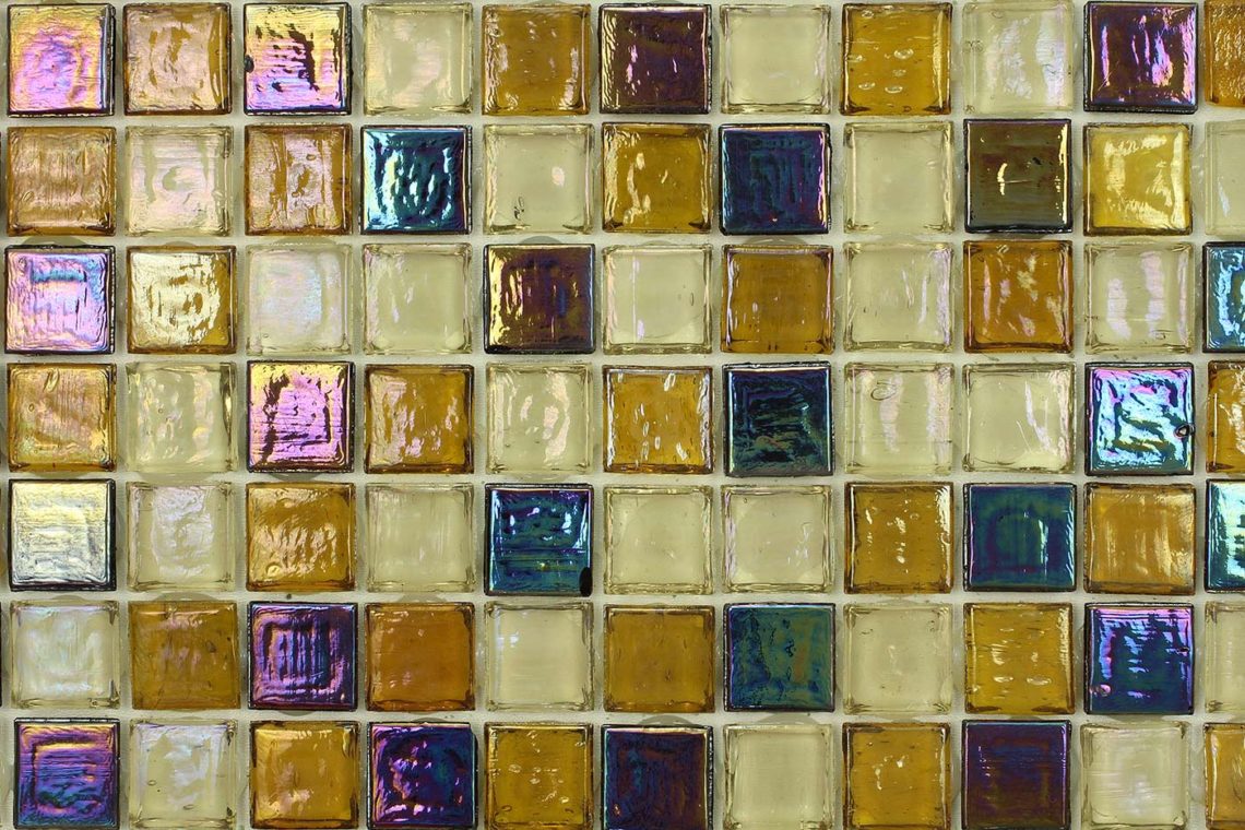 Citrine Light - Villi Mosaic Jewel (Molten Glass)