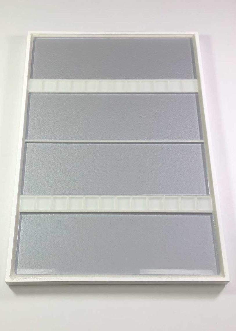 Villi 4x12 Silver Grey + 1x1 Bright White matte